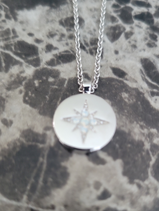 Pura Vida Jewelry - Vintage "Retired" Pura Vida Celestial North Star Design Silver Plated Necklace